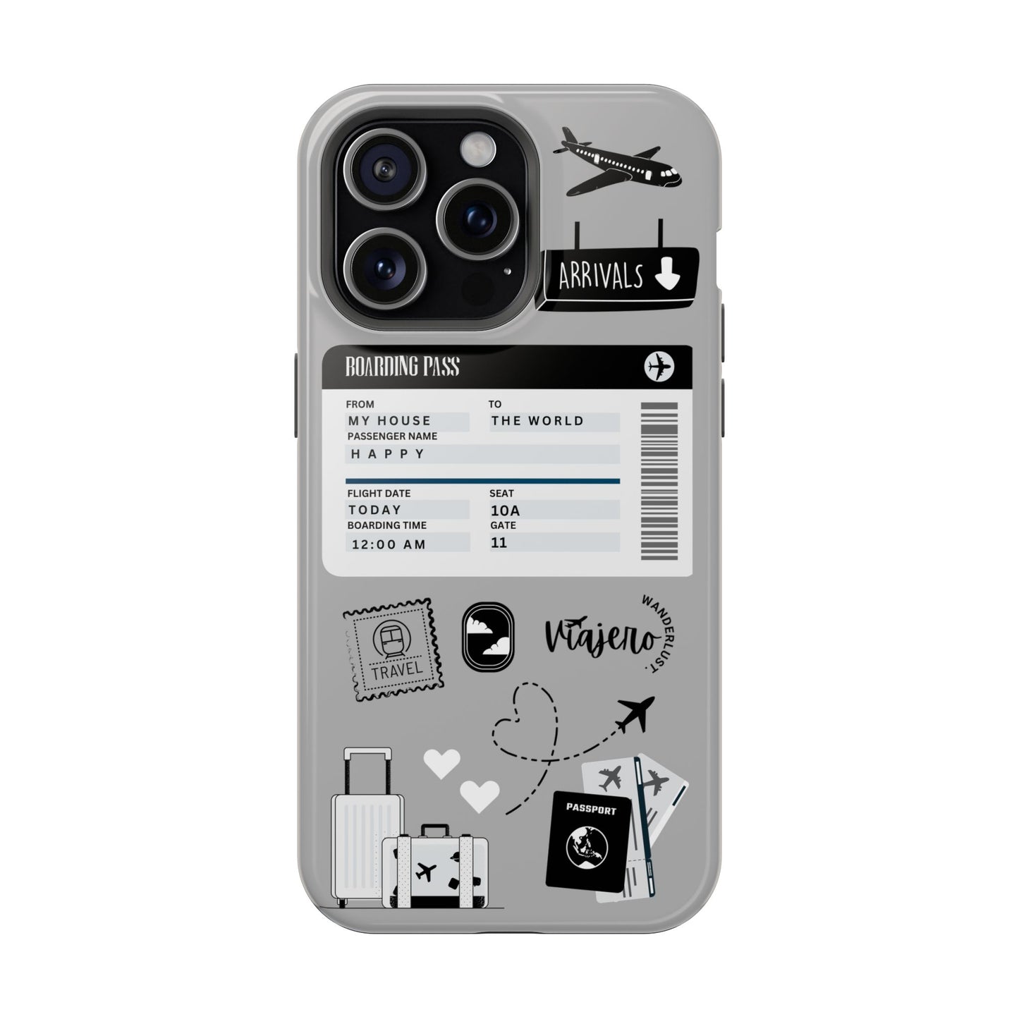 Adventure in My Pocket- Gray Case