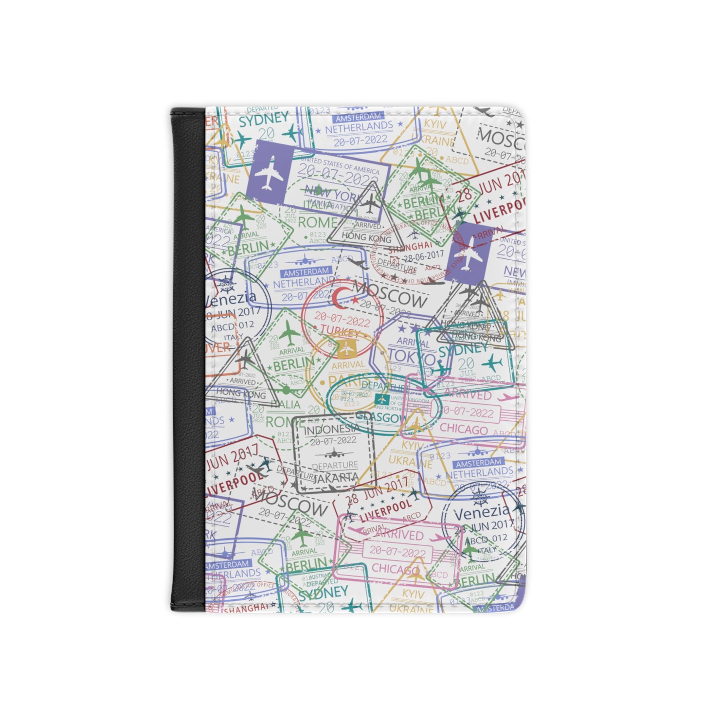 Cover del Pasaporte con Estampas