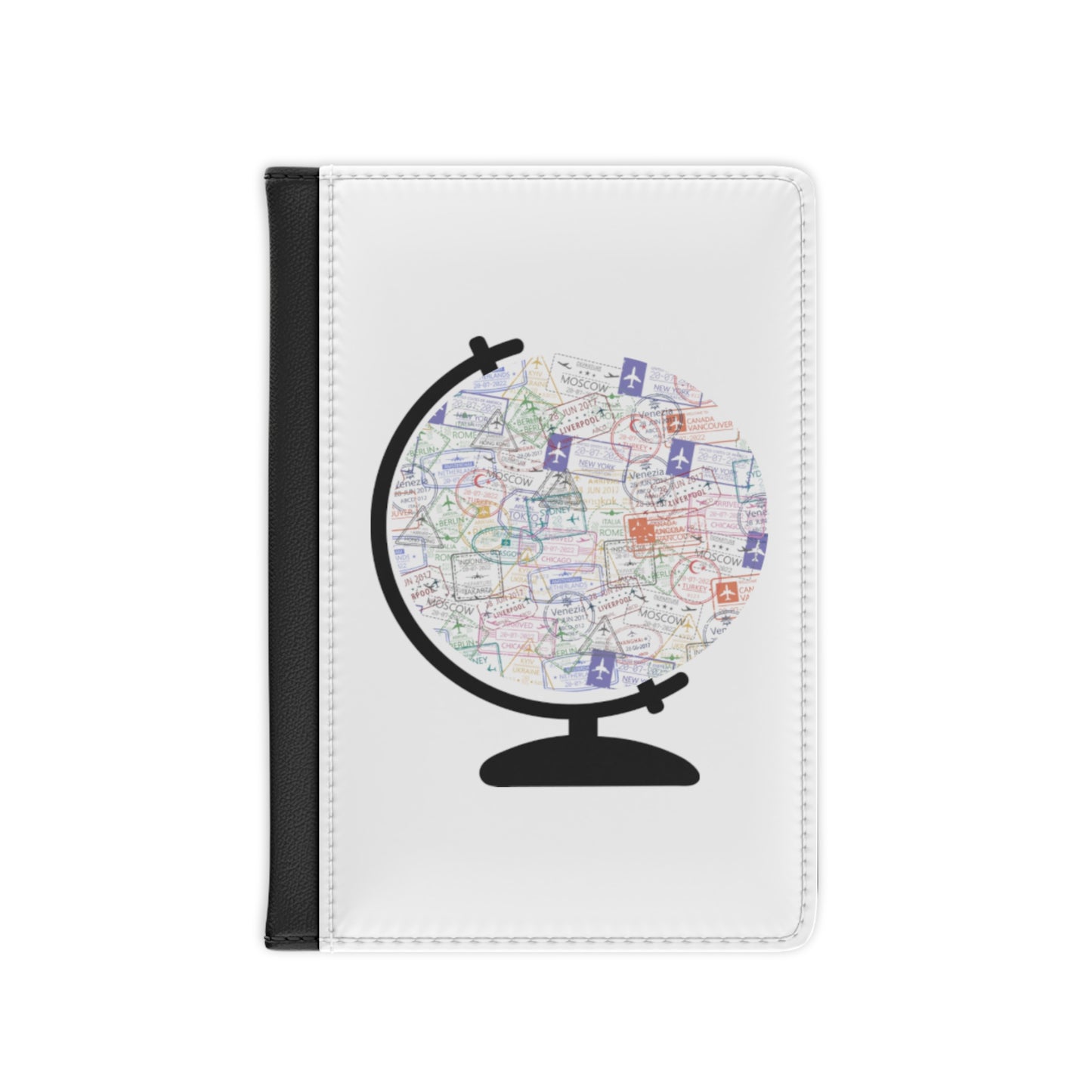Cover del Pasaporte con Ponches en Forma de Globo
