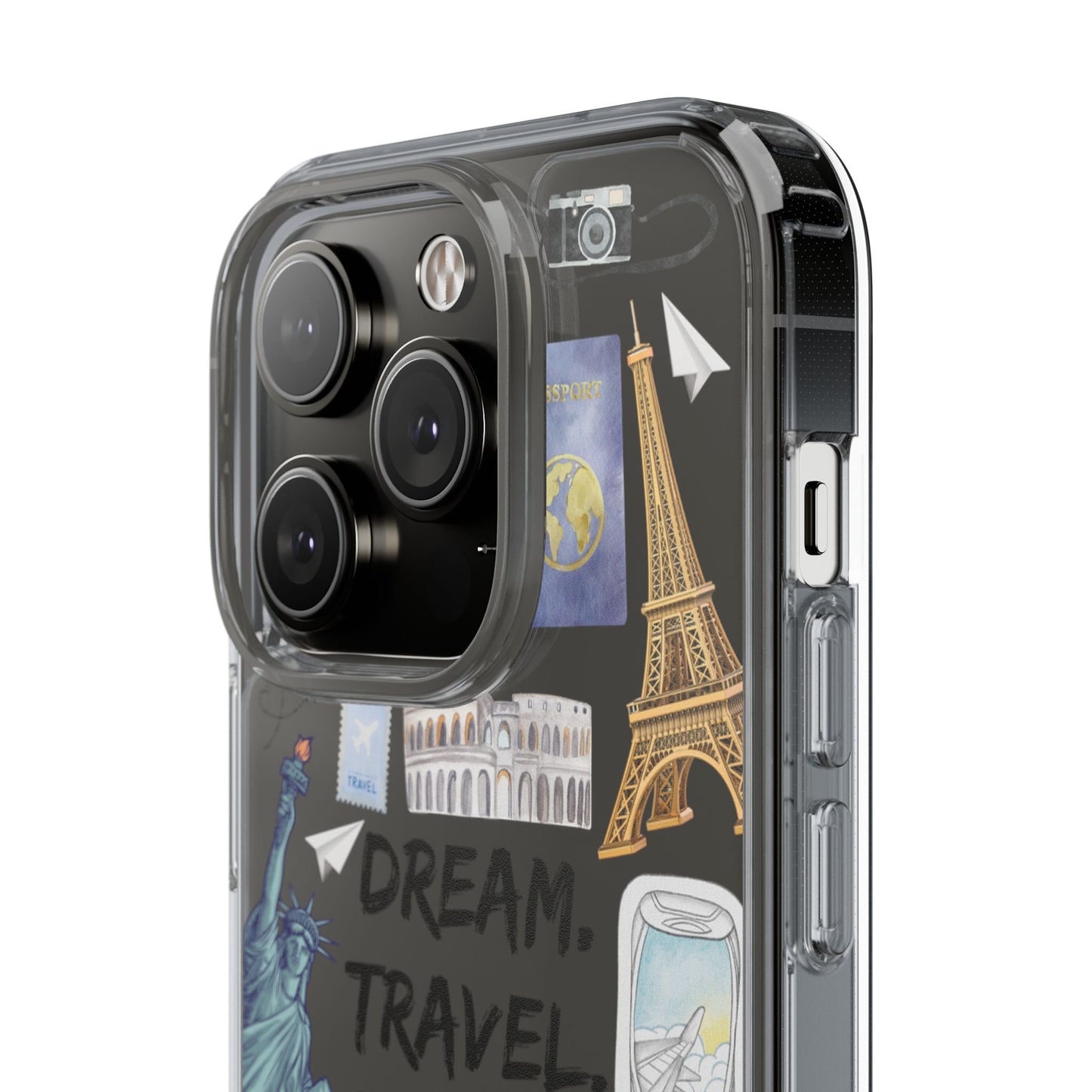 Cover de Teléfono Dream. Travel. Repeat.