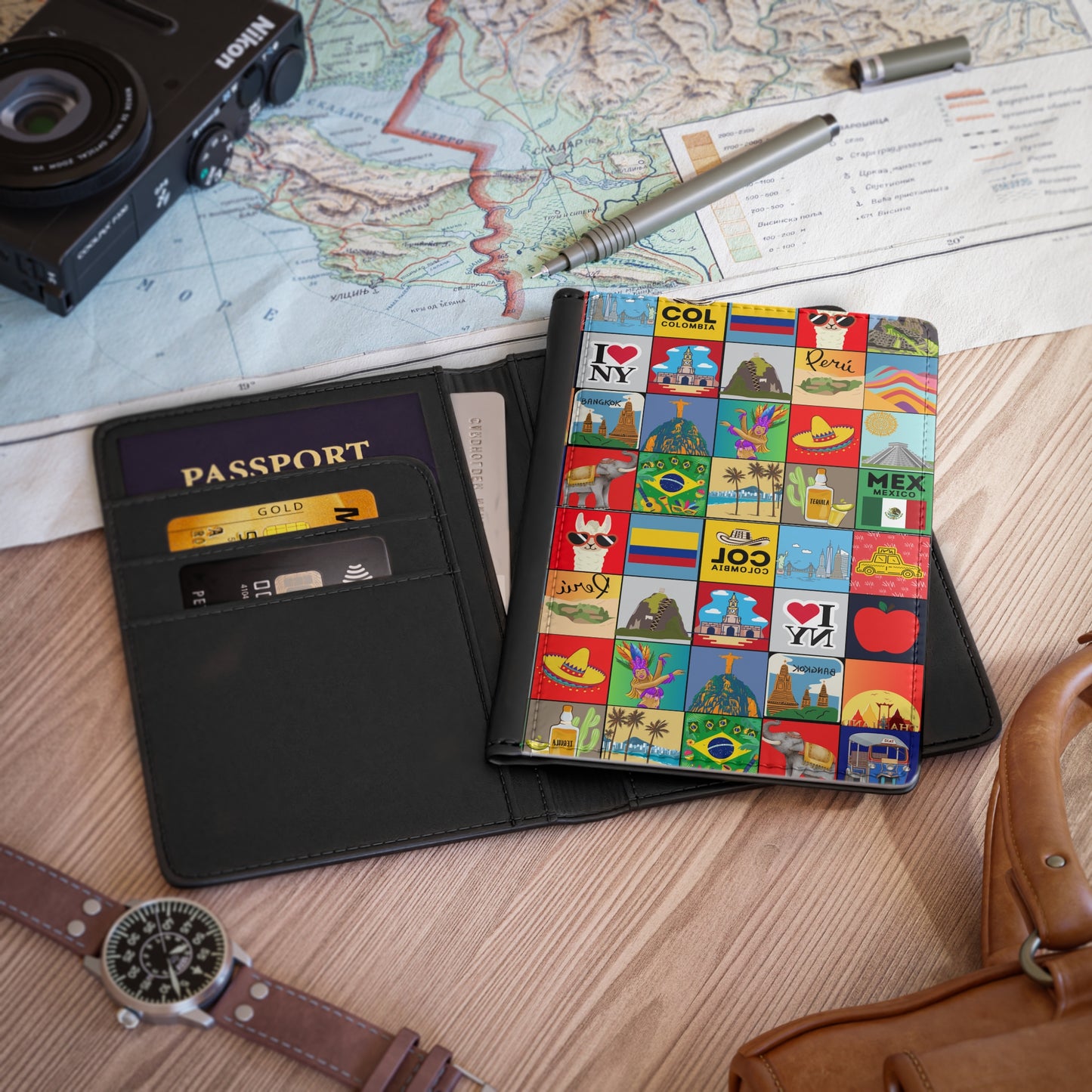 Cover del Pasaporte con Destinos Distintivos