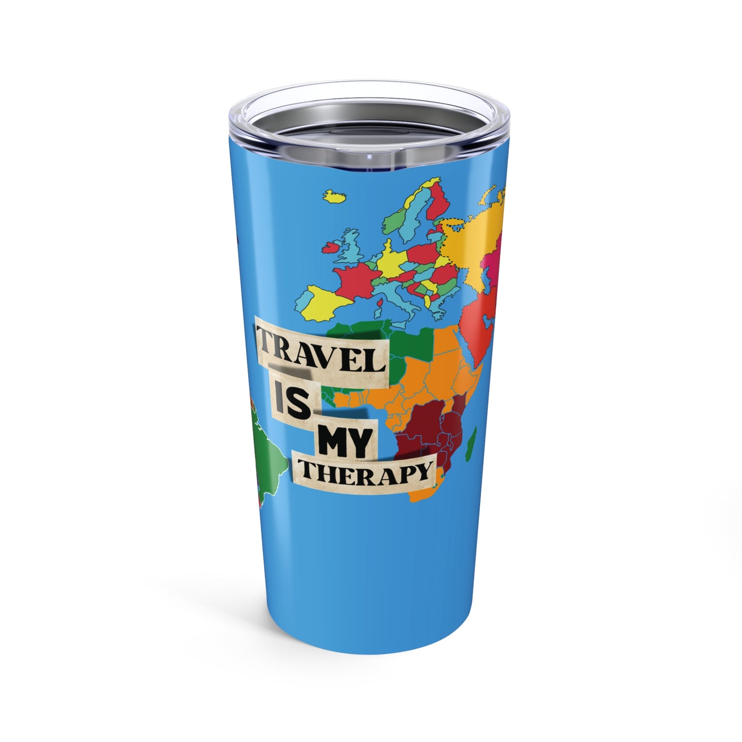 Vaso Tumbler Travel Is My Therapy