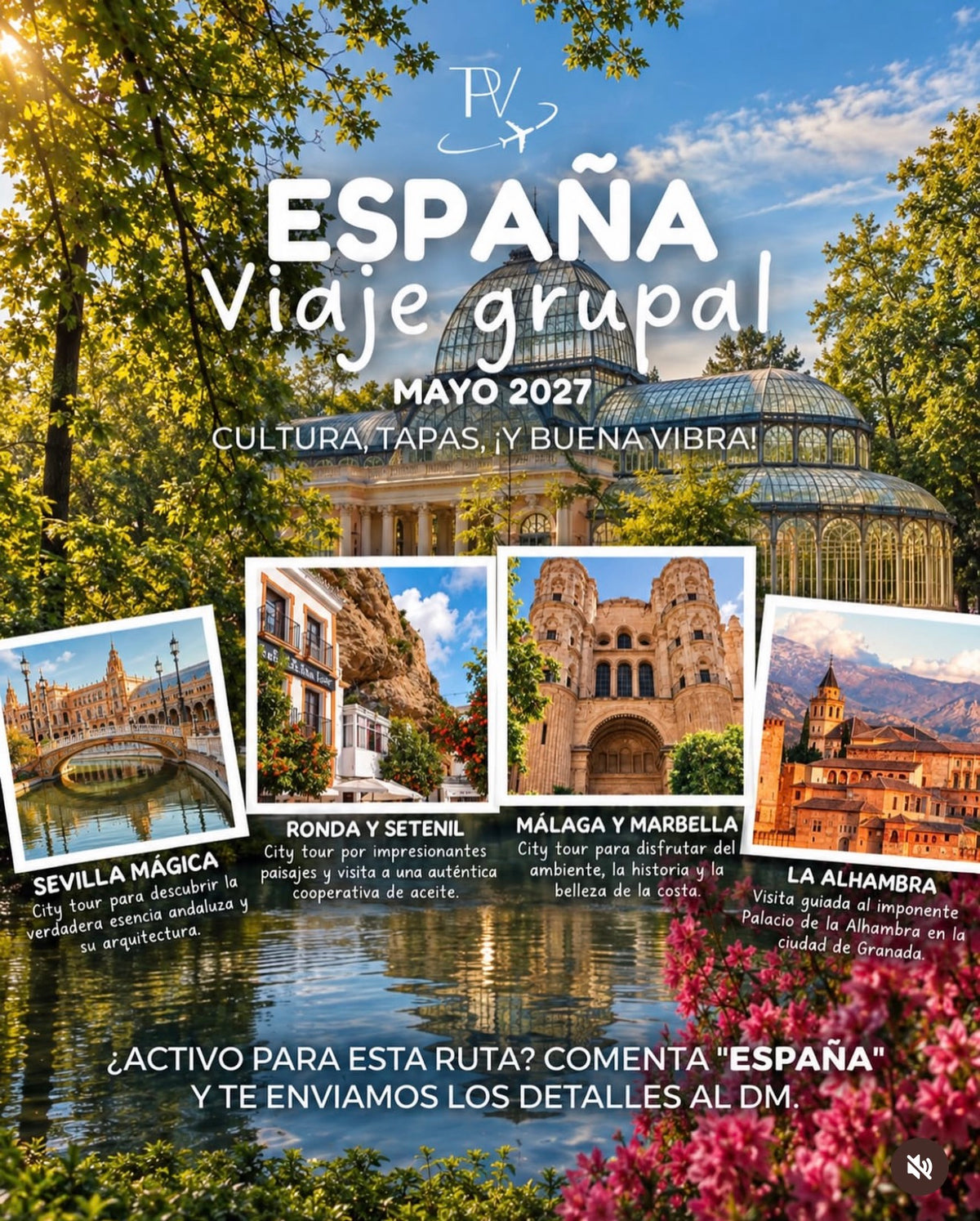 Abonos – Viaje grupal a España 🇪🇸