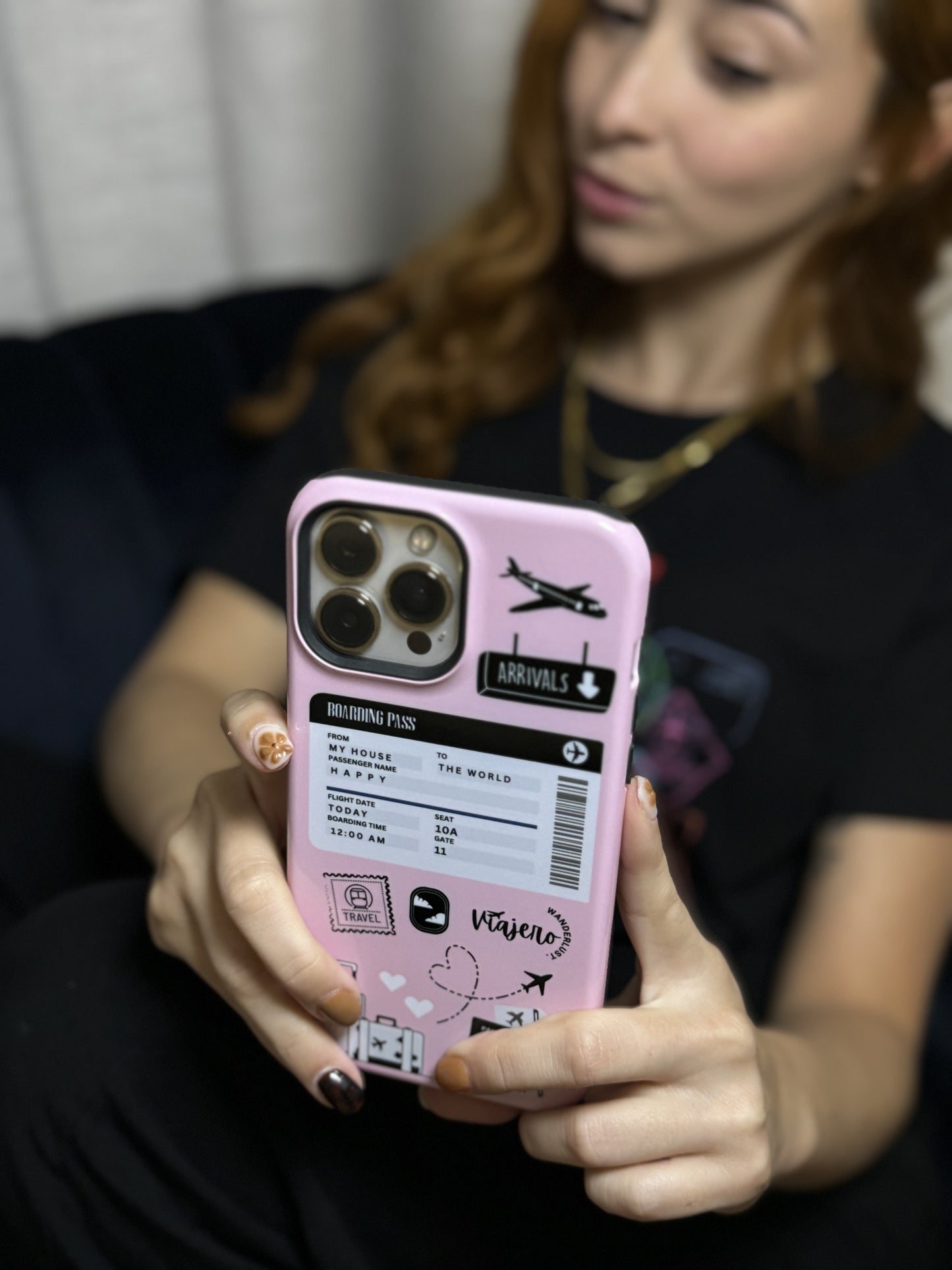 Adventure in My Pocket- Light Pink Case