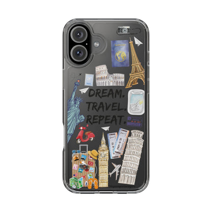 Cover de Teléfono Dream. Travel. Repeat.