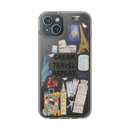 Cover de Teléfono Dream. Travel. Repeat.