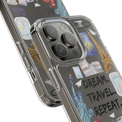 Cover de Teléfono Dream. Travel. Repeat.