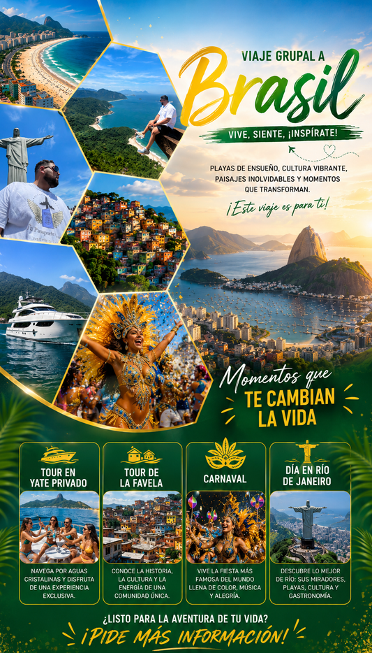 Abonos – Viaje grupal a Brasil 2027 🇧🇷