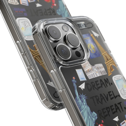 Cover de Teléfono Dream. Travel. Repeat.