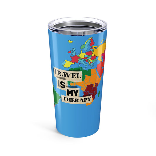 Vaso Tumbler Travel Is My Therapy