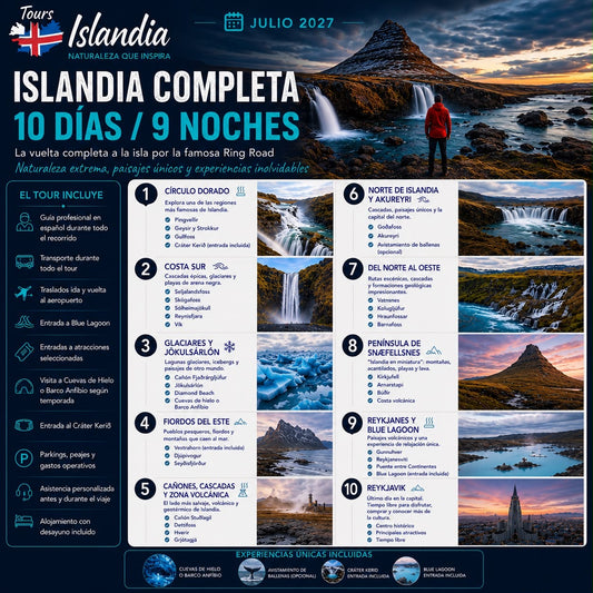 Abonos – Viaje grupal a Islandia 🇮🇸 (julio 2027)