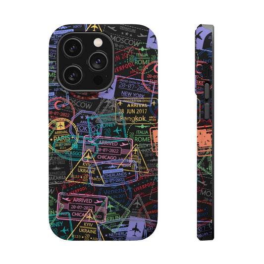 Cover de Teléfono de Viaje con Estampas